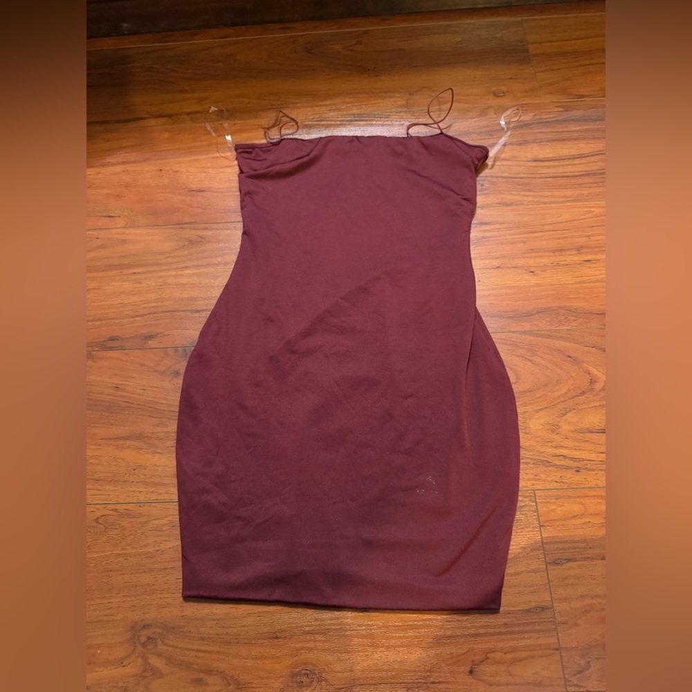 Elegant Burgundy dress
